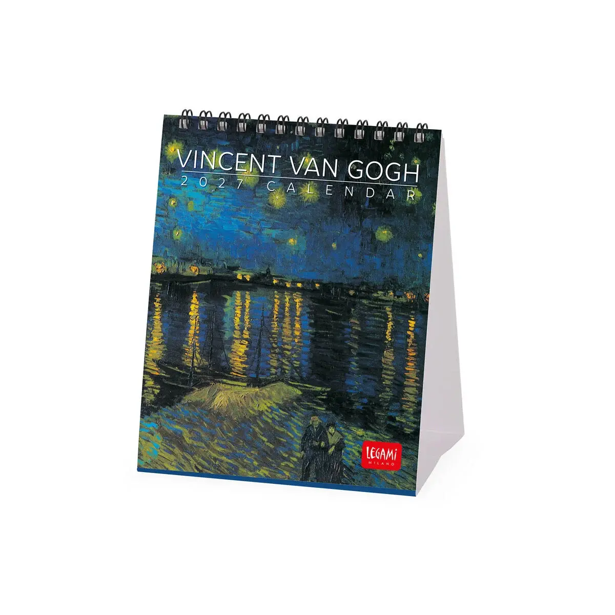 LEGAMI Desk Calendar 2027 - Art Collection - Vincent Van Gogh - 12x14.5