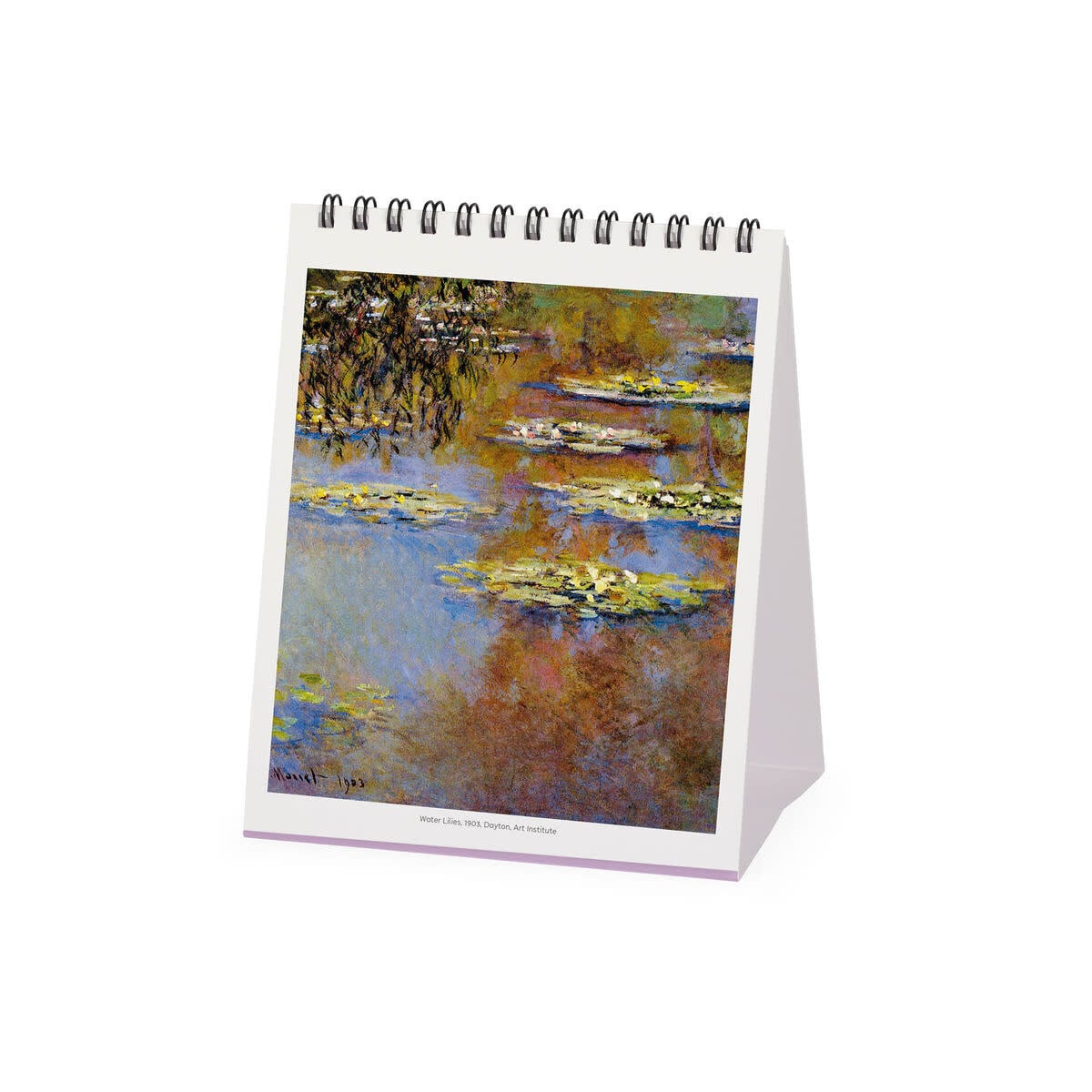 LEGAMI Desk Calendar 2027 - Art Collection - Claude Monet - 12x14.5