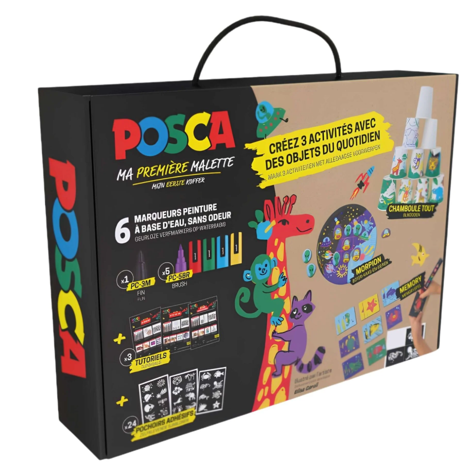 UNI BALL Coffret Ma Premiere Mallette Posca