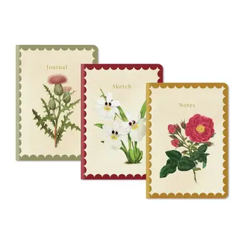 OHH DEER Natural World 3x Carnets à couverture souple 56p (B6)
