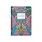 OHH DEER Neon Floral Turquoise Peacock Carnet à couverture rigide 192p (A5)