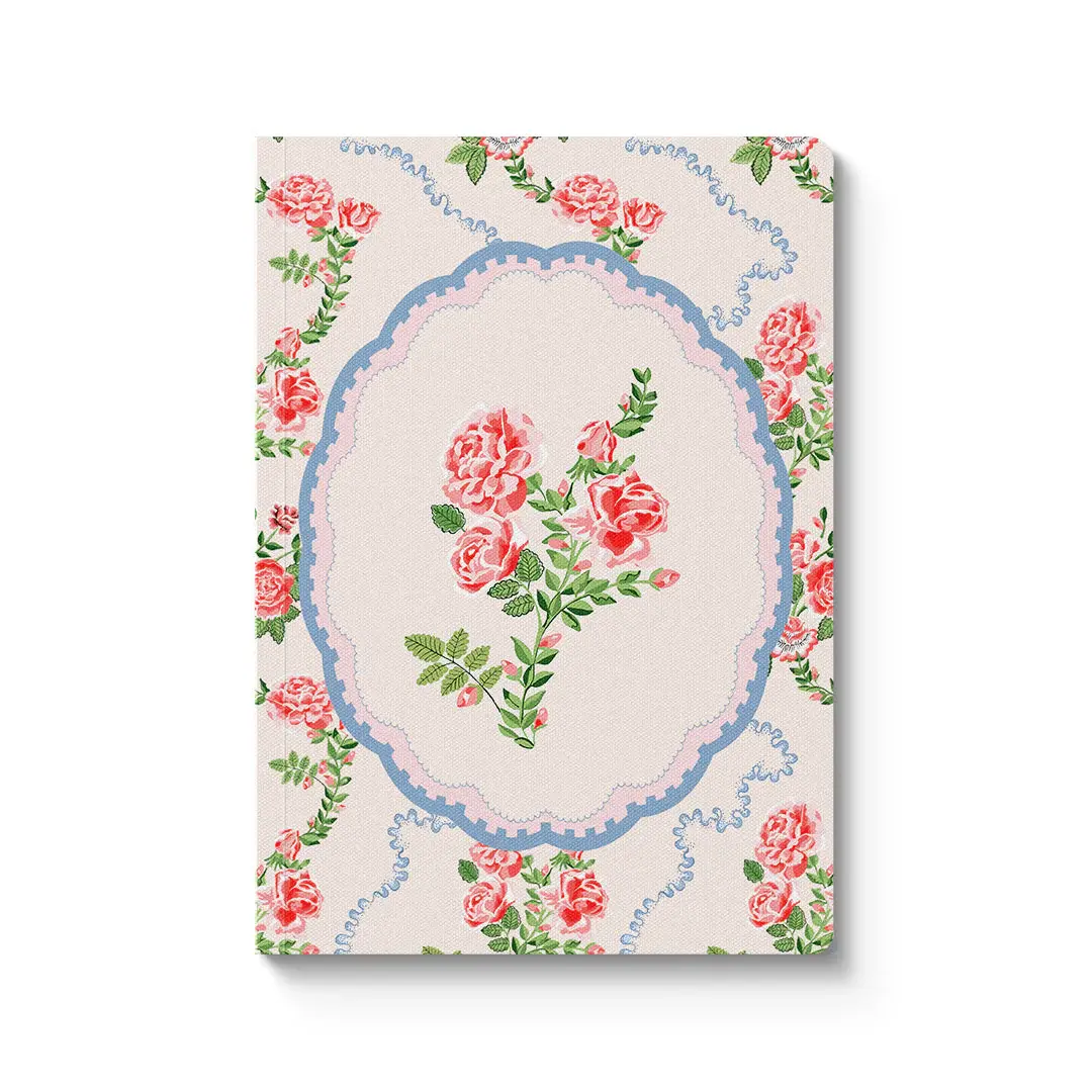 OHH DEER Cath Kidston Rose Flutter Vignette Premium Perfect Carnet à couverture souple 176p (A6)