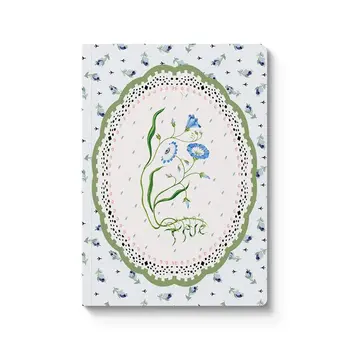 OHH DEER Cath Kidston Blue & Cream Roots Vignette Premium Perfect Carnet à couverture souple 176p (A6)