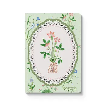 OHH DEER Cath Kidston Green Roots Vignette Premium Perfect Carnet à couverture souple 176p (A6)