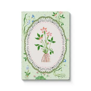 OHH DEER Cath Kidston Green Roots Vignette Premium Perfect Carnet à couverture souple 176p (A5)