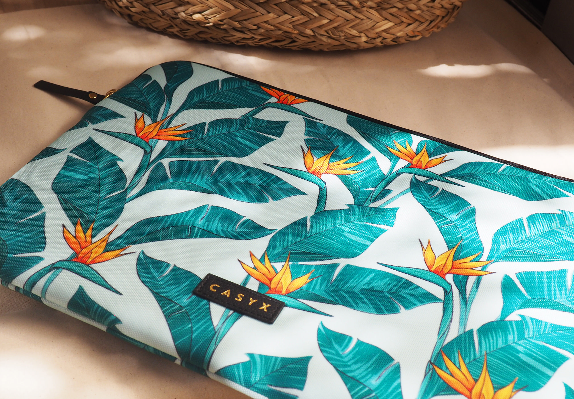 CASYX Pochette ordinateur 15' Birds of Paradise