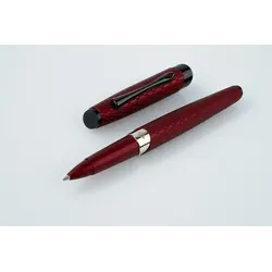 DIPLOMAT Roller Cobra Burgundy guilloche