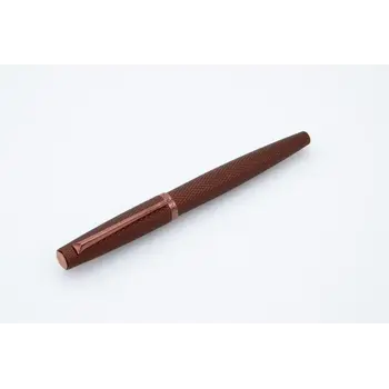 DIPLOMAT Stylo Roller "Viper" marron guilloche