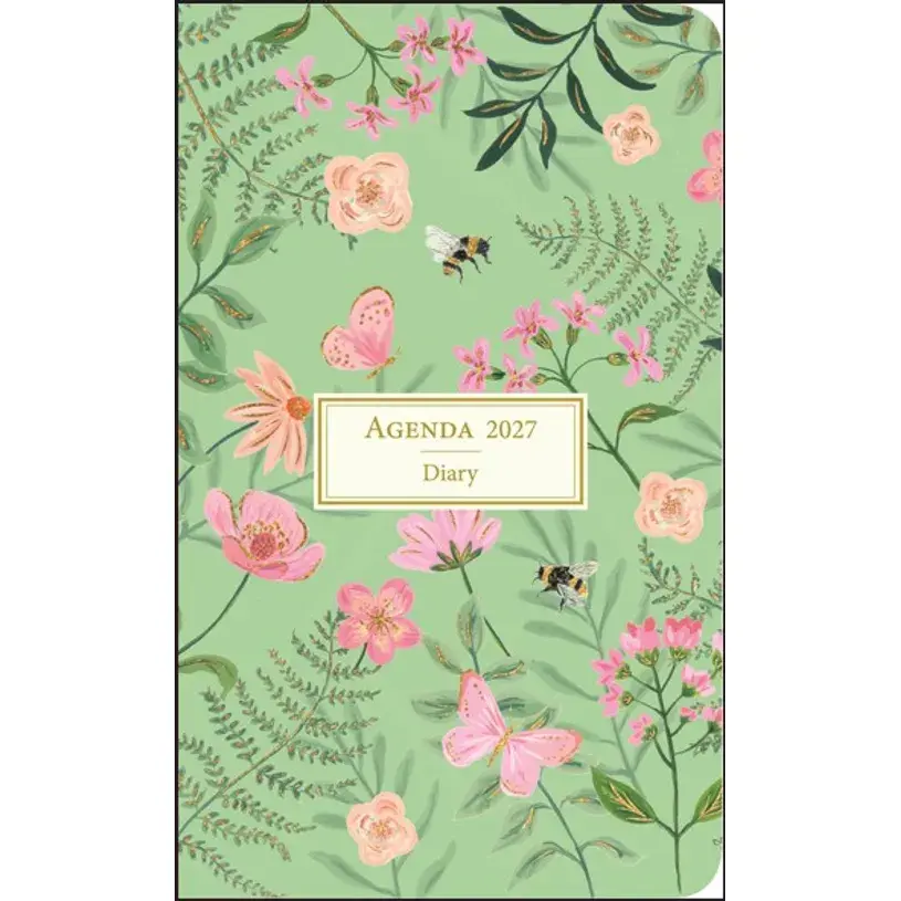 Agendas 10x16 2027 Herbier vert