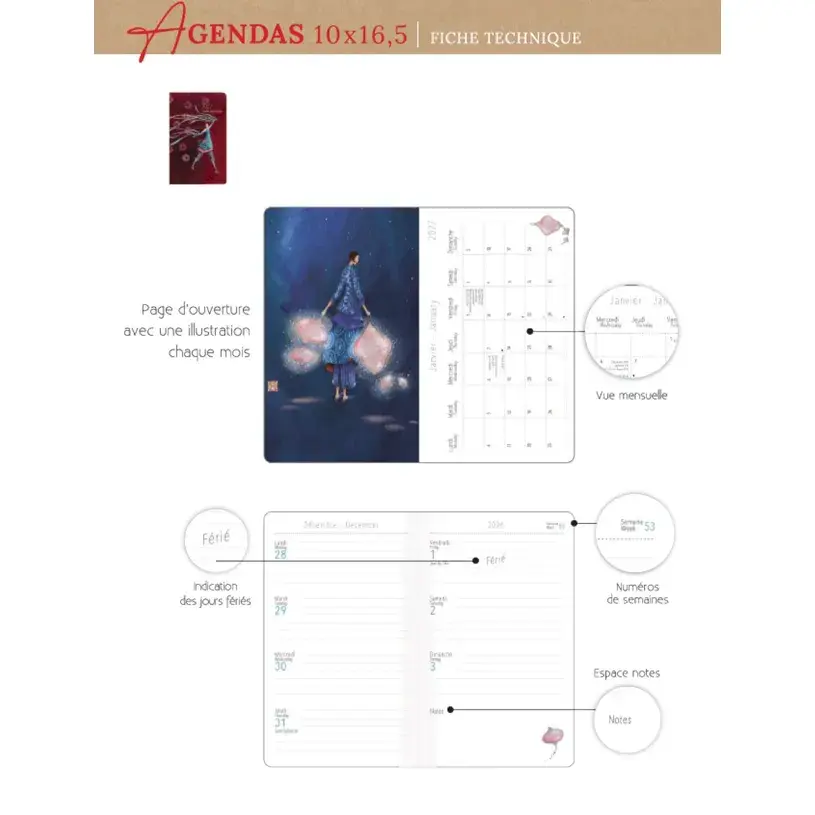 Agendas 10x16 2027 G. Boissonnard - Aérienne
