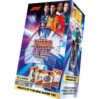 TOPPS Mega Tin F1 Turbo Attax 2026-27 - Guardians of the Grid 72 cartes