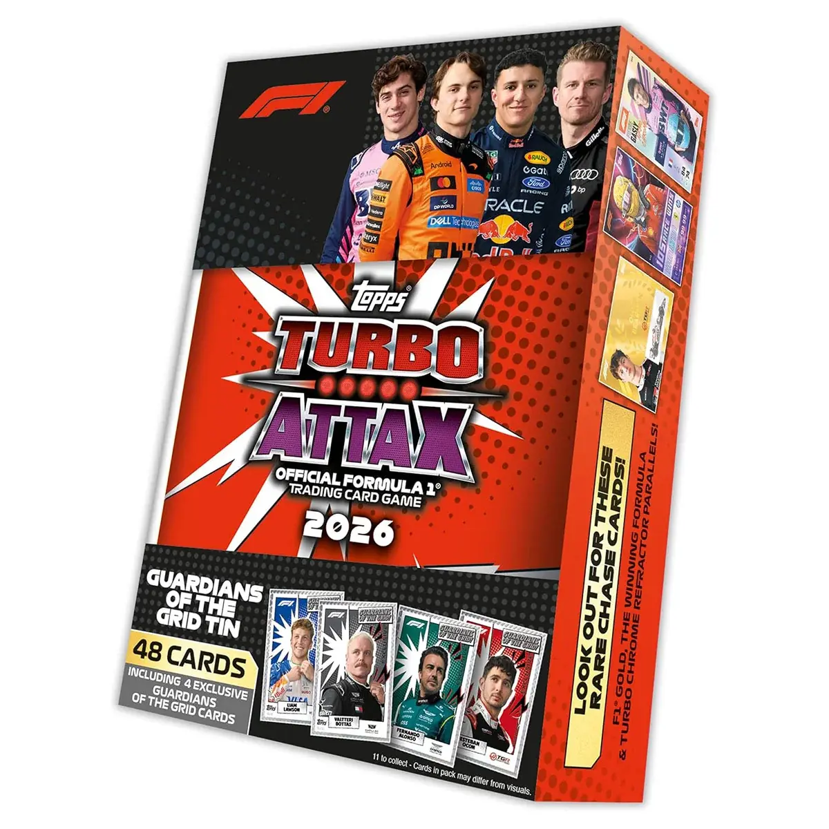 TOPPS Mega Tin F1 Turbo Attax 2026-27 - Guardians of the Grid 48 cartes