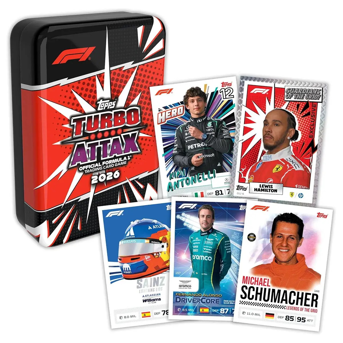 TOPPS Mega Tin F1 Turbo Attax 2026-27 - Guardians of the Grid 48 cartes