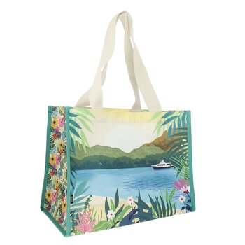 KIUB Cabas Rectangulaire Canvas 30 X 40 Cm Place Croisiere + All Over F