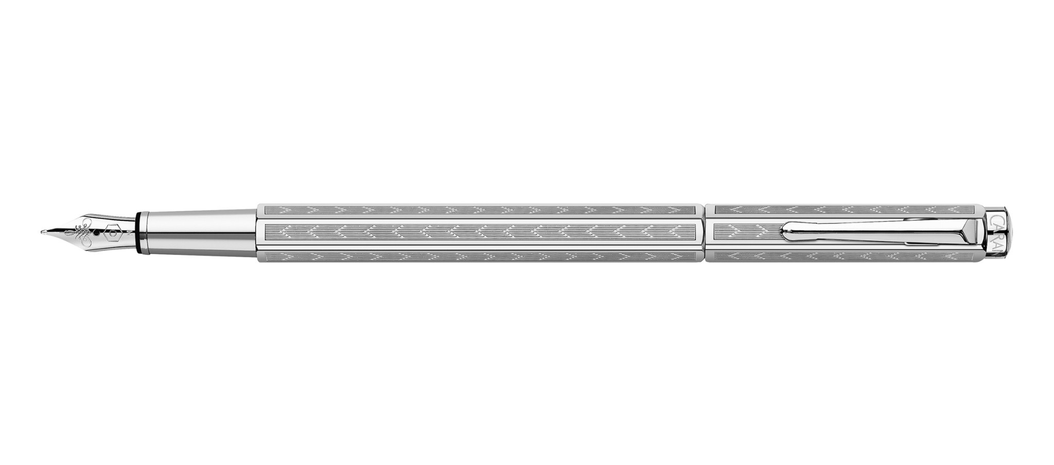 CARAN D'ACHE Stylo Plume, Ecridor Chevron - Bec M