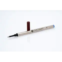 DIPLOMAT Recharge Roller d'encre metal bleu