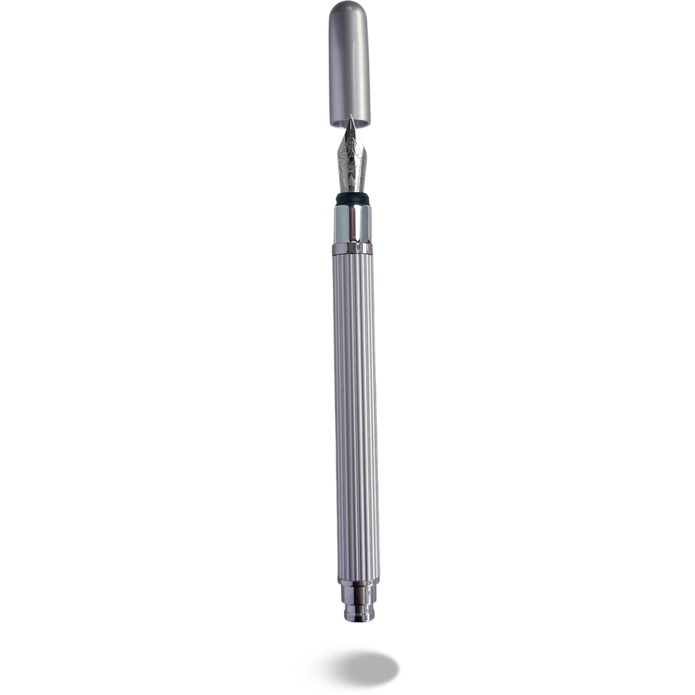 RECIFE Stylo Plume M Iron Age Gotham Scribe Acier Mat