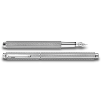 CARAN D'ACHE Stylo Plume, Ecridor Maille Milanaise - Bec M