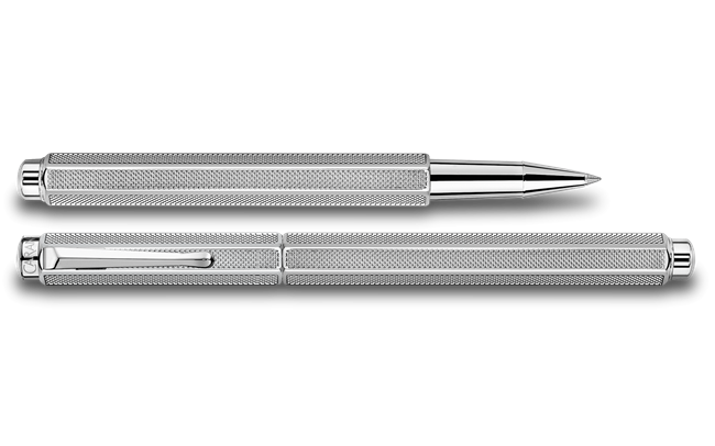 CARAN D'ACHE Stylo Roller, Ecridor Maille Milanaise