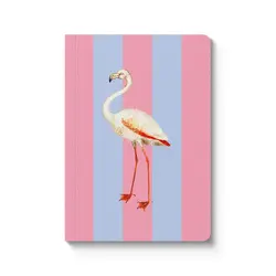 OHH DEER Striped Flamingo Perfect Carnet à couverture souple 176p (A6)