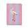 OHH DEER Striped Flamingo Perfect Carnet à couverture souple 176p (A6)