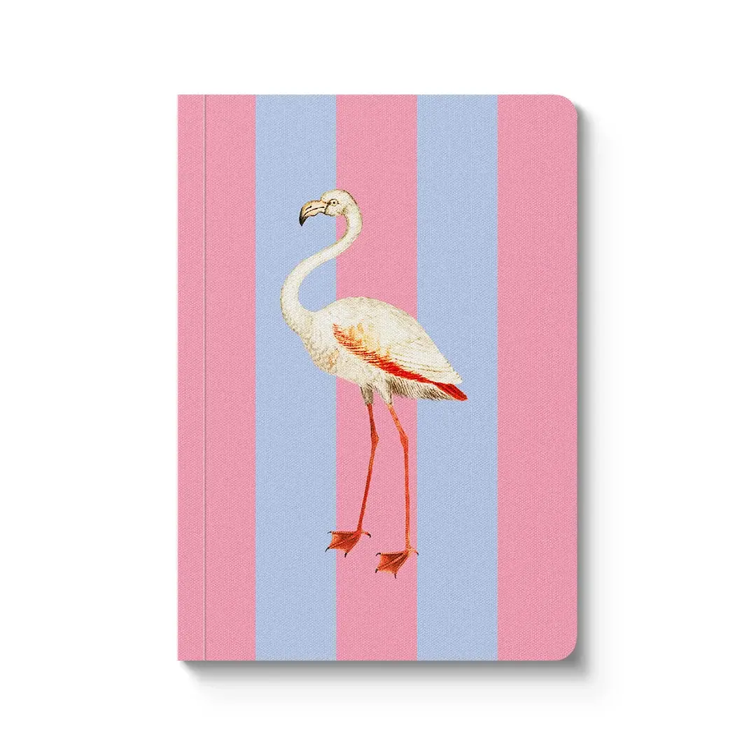 OHH DEER Striped Flamingo Perfect Carnet à couverture souple 176p (A6)