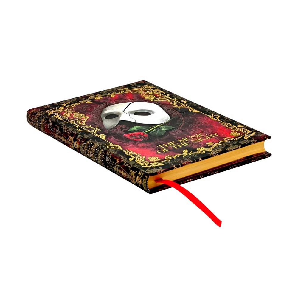PAPERBLANKS Carnets à couverture rigide Mélodie Masquée Midi pages Lignées personnalisé