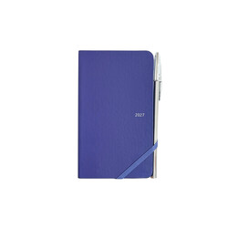 EPOPEE Agenda semainier horizontal + notes Céleste Mini 2027 8,5x15cm modèles aléatoires