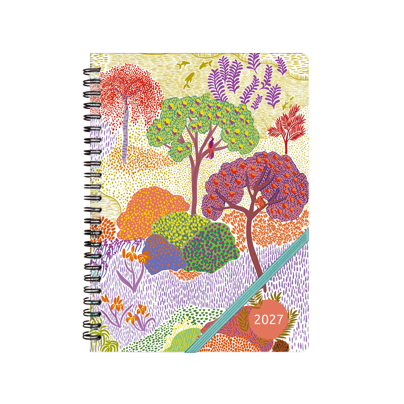 EPOPEE Agenda spiralé semainier 4 Saisons A5 14,8x21cm 2027 modèles aléatoires