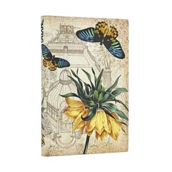 PAPERBLANKS Carnets Flexis à couverture souple Fritillaire Dorée Mini Pages Lignées