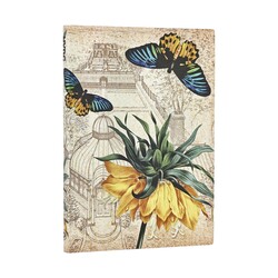 PAPERBLANKS Carnets Flexis à couverture souple Fritillaire Dorée Midi Pages Lignées