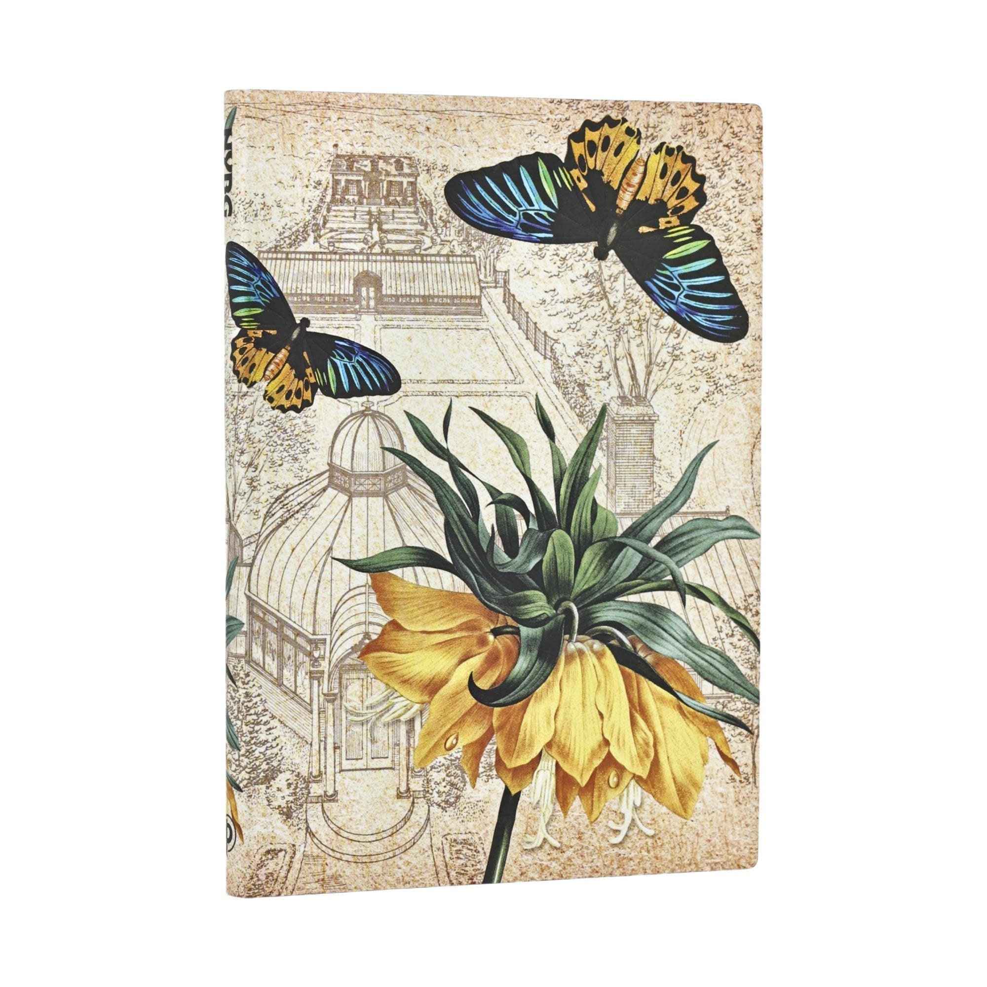 PAPERBLANKS Carnets Flexis à couverture souple Fritillaire Dorée Midi Pages Lignées