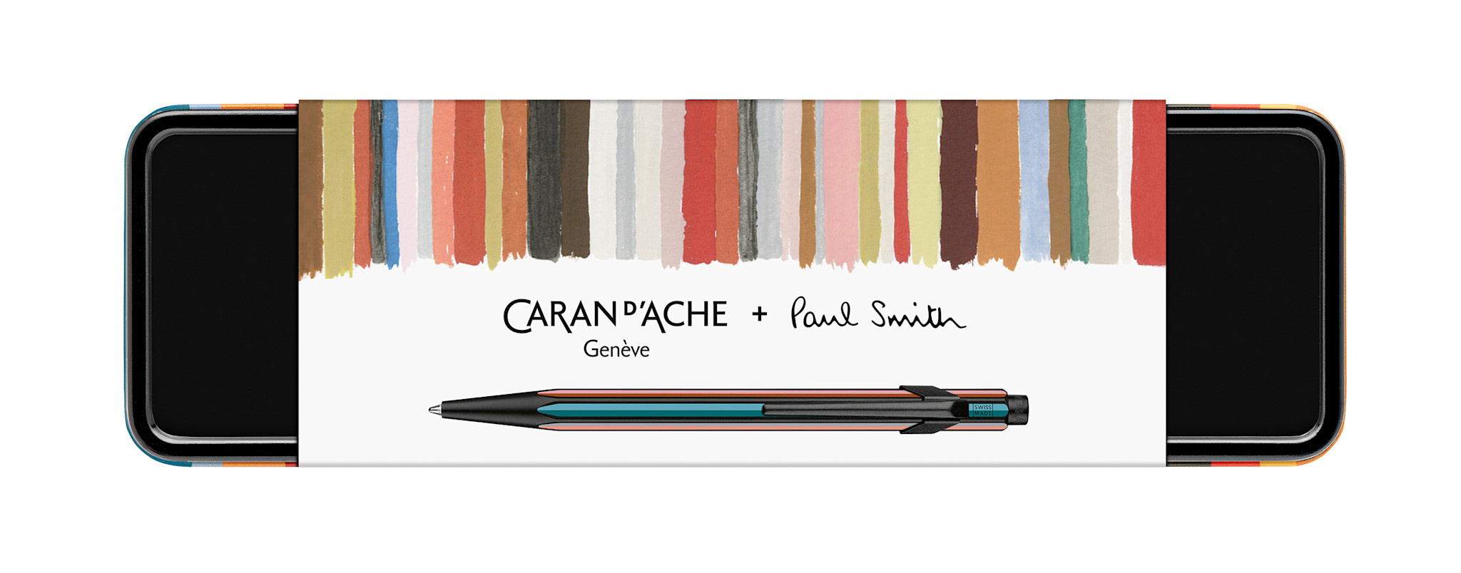 CARAN D'ACHE Stylo Bille 849™ Paul Smith Edition 5, Noir, Avec Boîte Métal