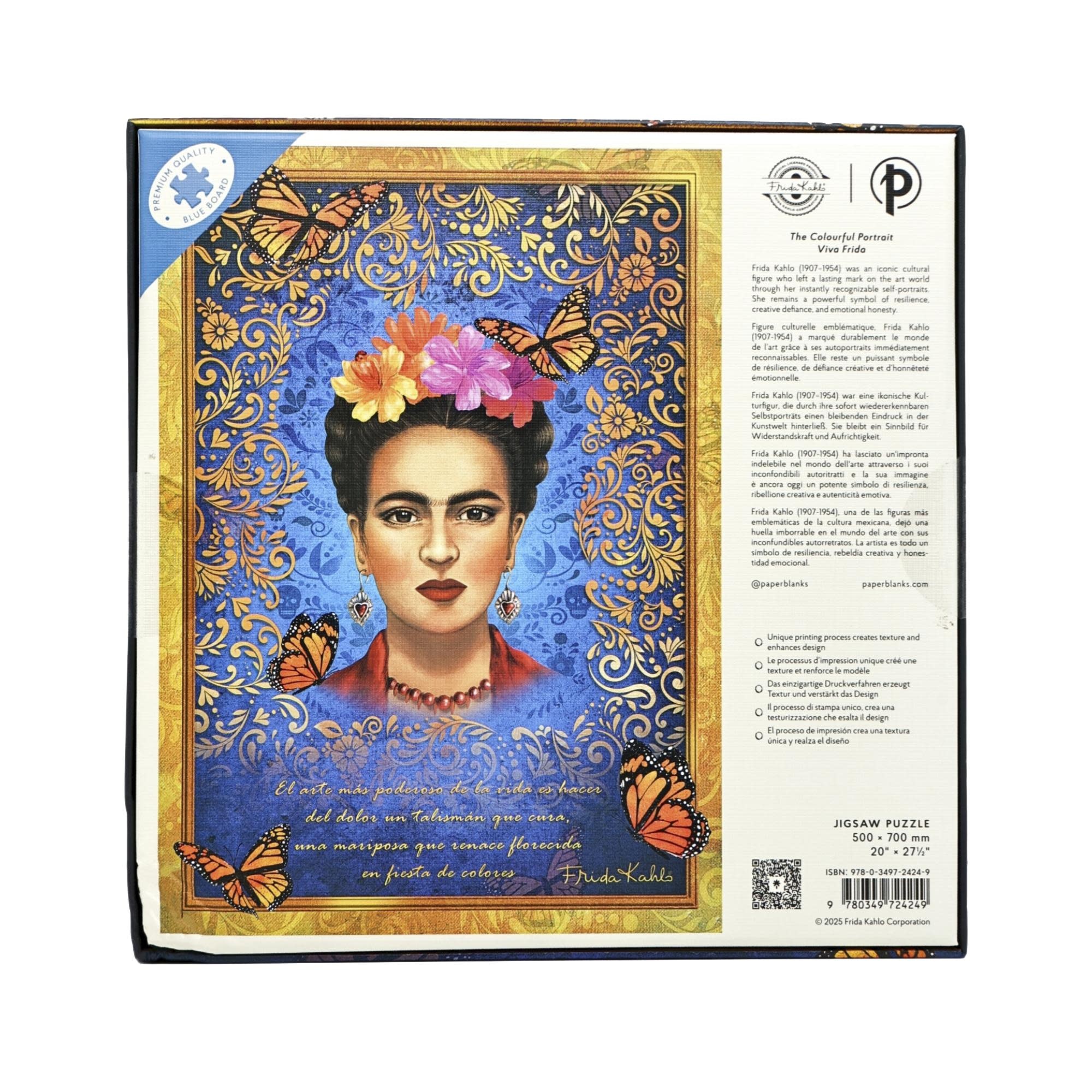 PAPERBLANKS Puzzles 1 000 pièces  Le Portrait Coloré