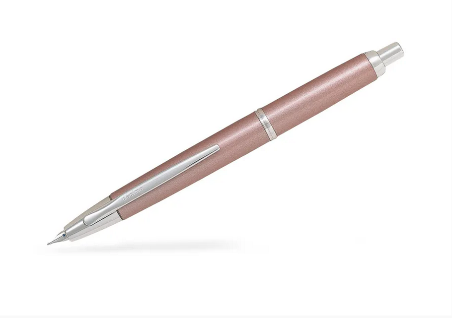 PILOT Capless Decimo - Champagne Rosé - Plume Moyenne - En Coffret