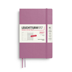 LEUCHTTURM 1917 Dusty Rose, Agenda Semainier & Carnet de notes Paperback (B6+) 2027, Couverture souple, Français