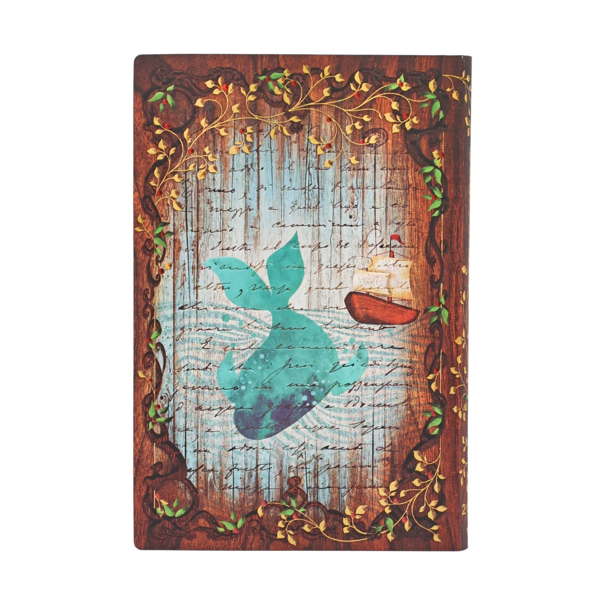 PAPERBLANKS Agenda semainier vertical Couverture souple 2027 Carlo Collodi, Pinocchio Mini