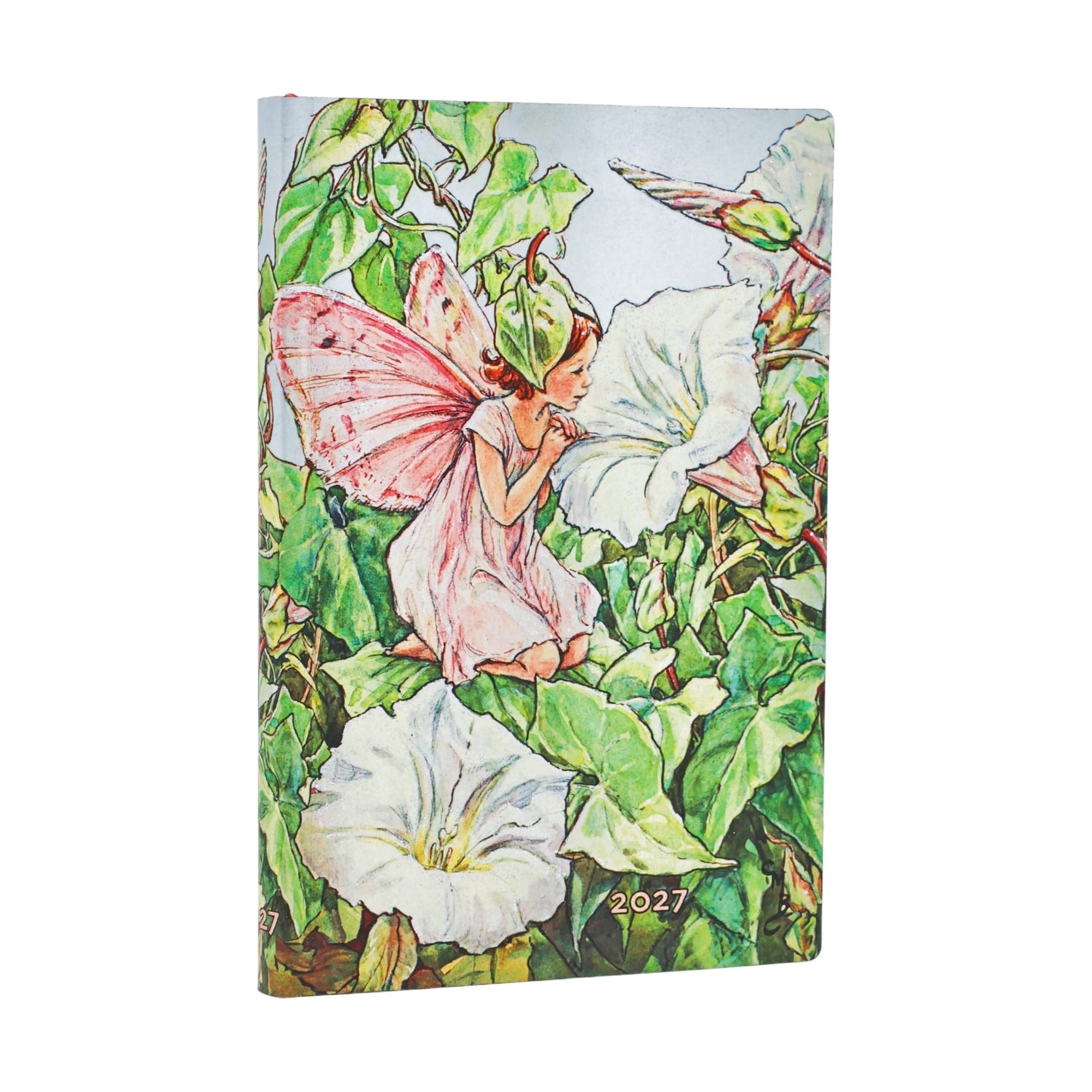PAPERBLANKS Agenda semainier vertical Couverture souple 2027 Fée du Liseron Mini