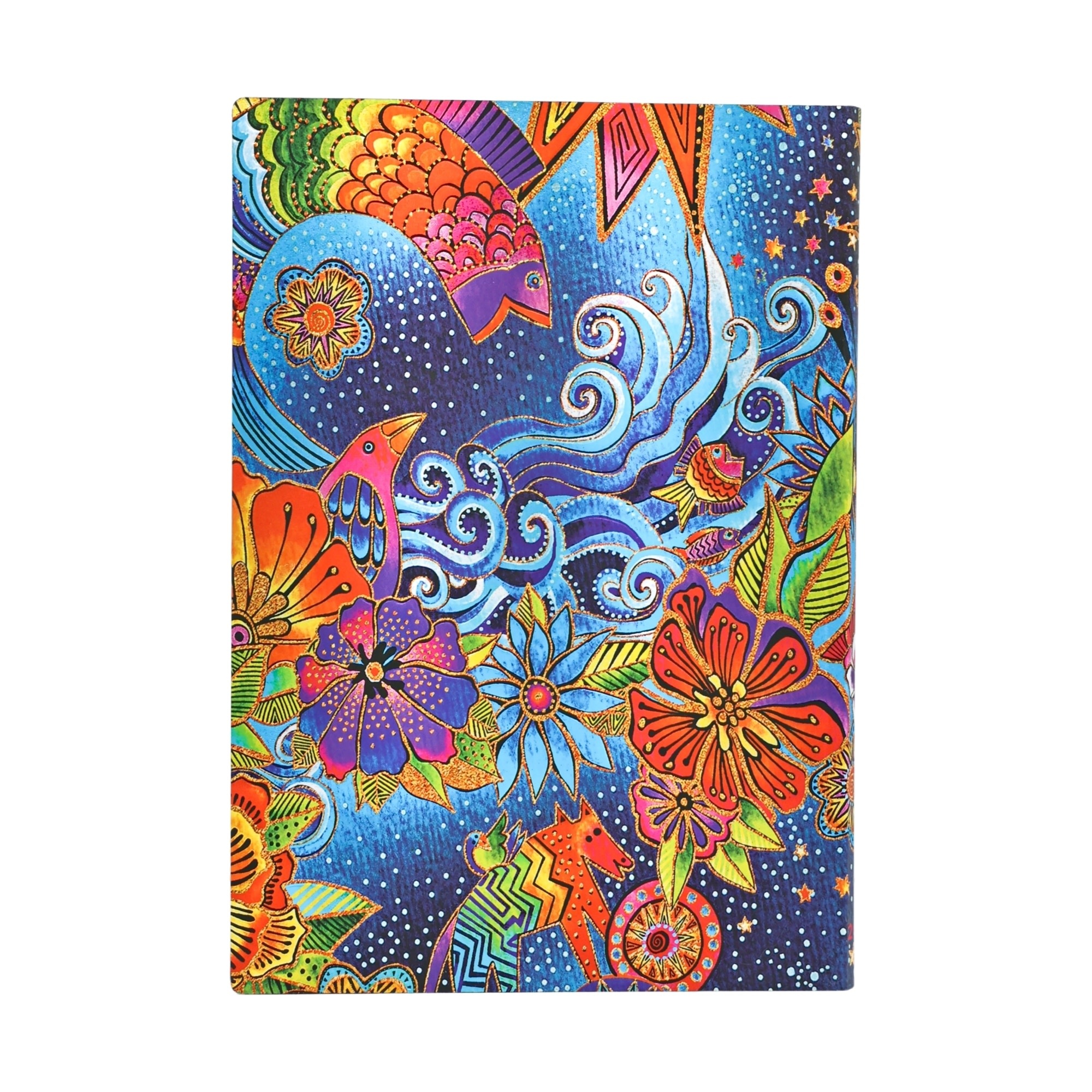 PAPERBLANKS Agenda semainier vertical Couverture souple 2027 Magie Céleste Midi