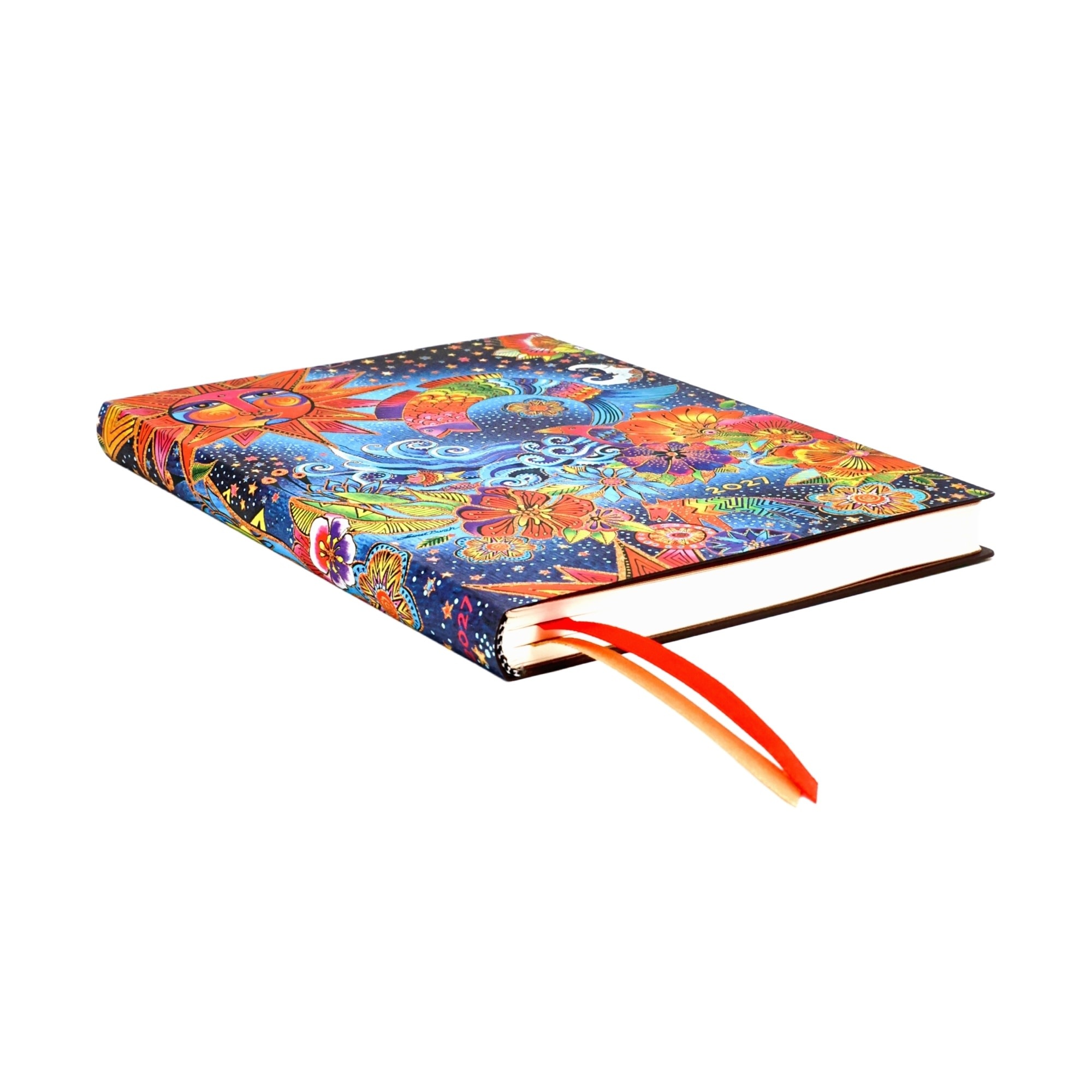 PAPERBLANKS Agenda semainier vertical Couverture souple 2027 Magie Céleste Midi