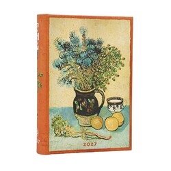 PAPERBLANKS Agenda Journalier Couverture rigide 2027 Nature Morte de Van Gogh Mini