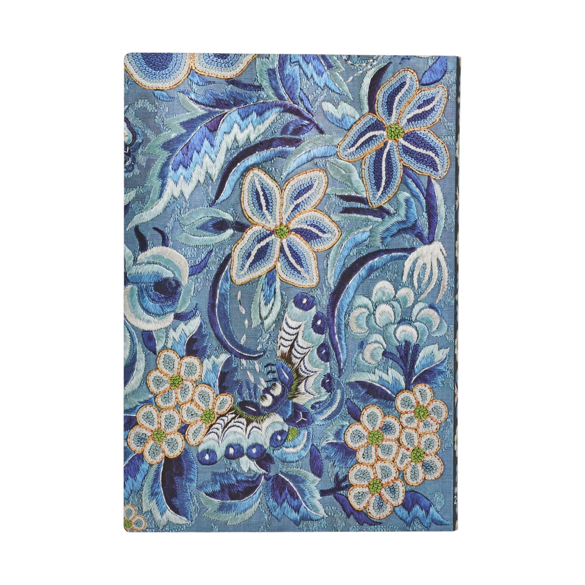 PAPERBLANKS Agenda semainier vertical Couverture souple 2027 Saule Bleu Midi