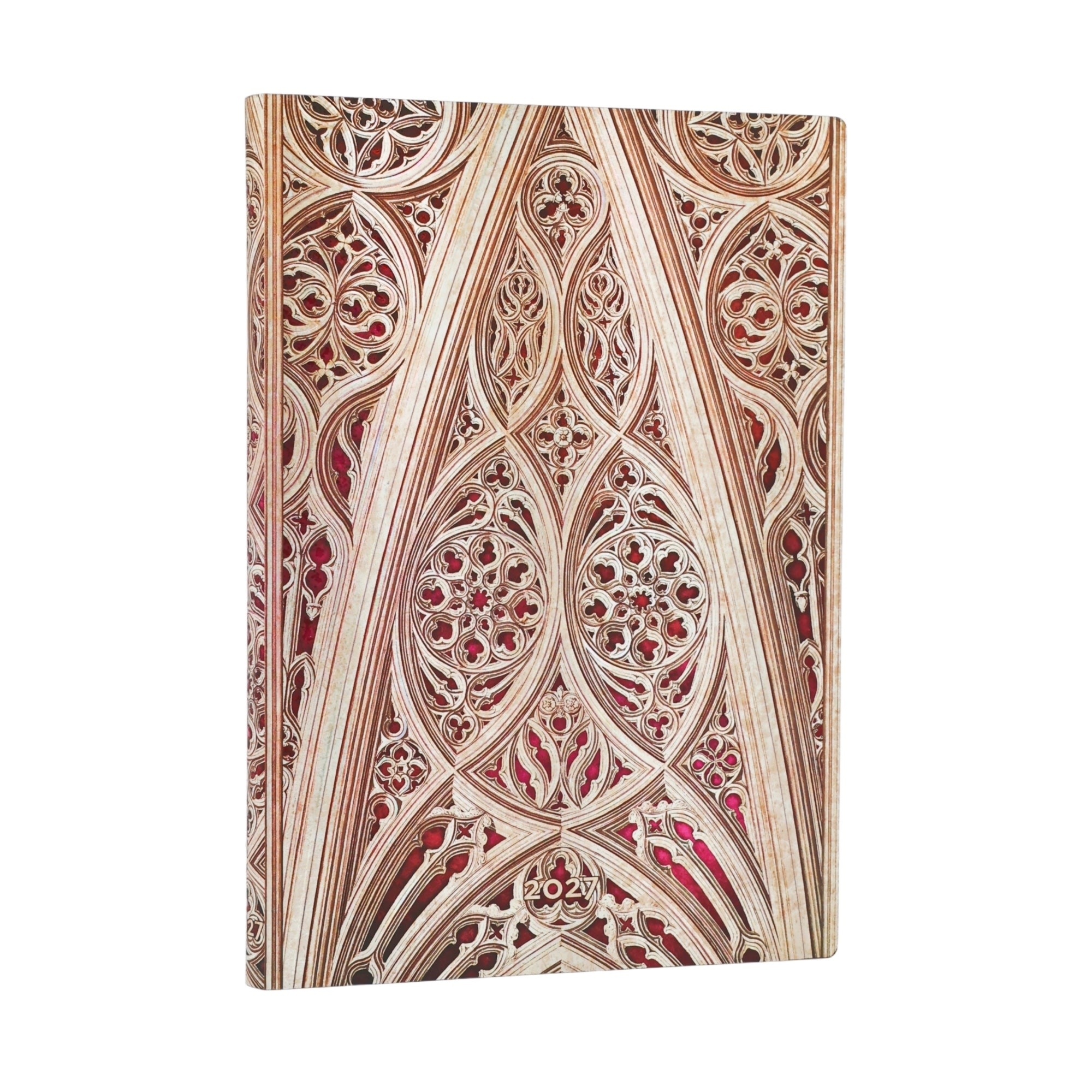PAPERBLANKS Agenda semainier vertical Couverture souple 2027 Voûte de la Cathédrale de Milan Midi