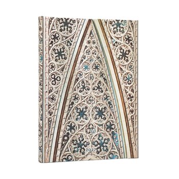 PAPERBLANKS Agenda semainier vertical Couverture rigide 2027 Voûte de la Cathédrale de Milan Midi