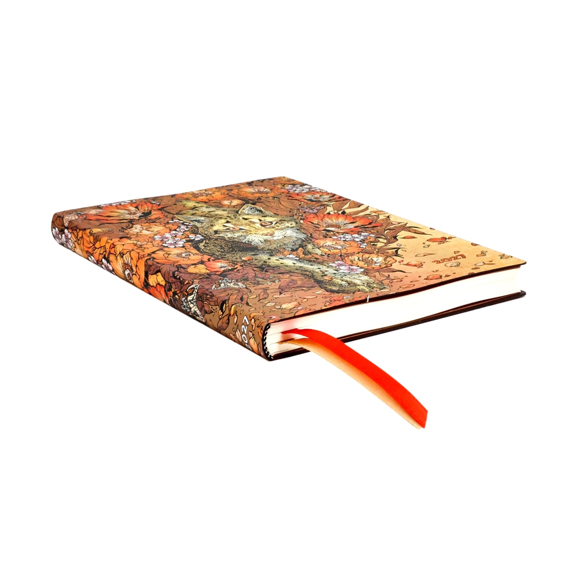 PAPERBLANKS Agenda semainier vertical Couverture souple 2027 L’Ascension du Lynx Midi
