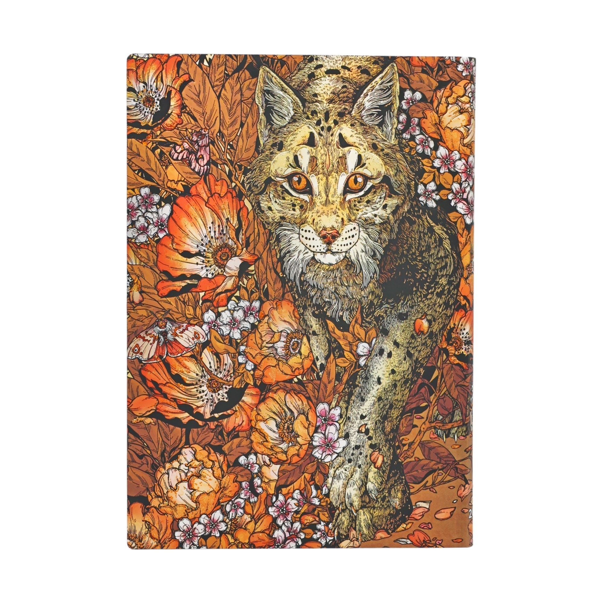 PAPERBLANKS Agenda semainier vertical Couverture souple 2027 L’Ascension du Lynx Midi