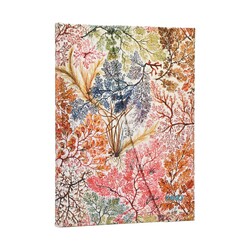 PAPERBLANKS Agenda semainier vertical Couverture rigide 2027 Anémone Midi