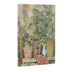 PAPERBLANKS Agenda journalier Couverture rigide 2027 Pots en Terre Cuite et Fleurs de Cézanne Midi