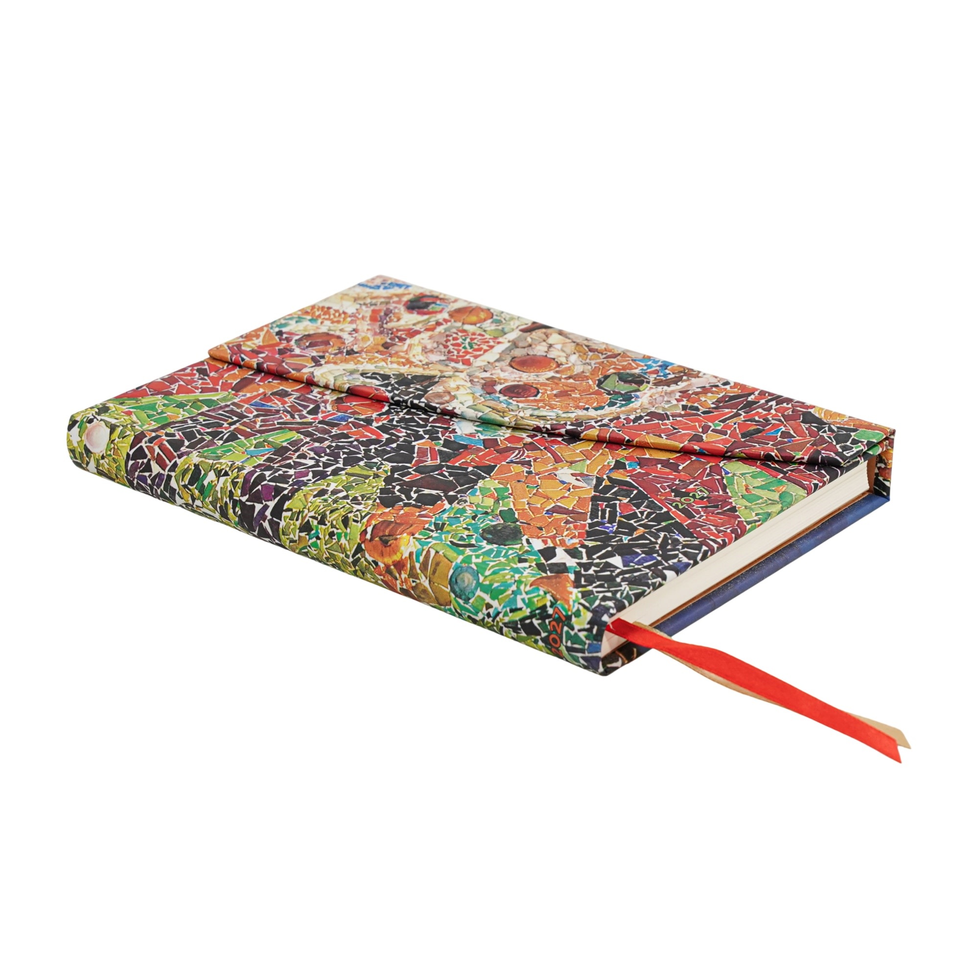 PAPERBLANKS Agenda semainier vertical Couverture rigide 2027 Le Soleil de Gaudi Midi