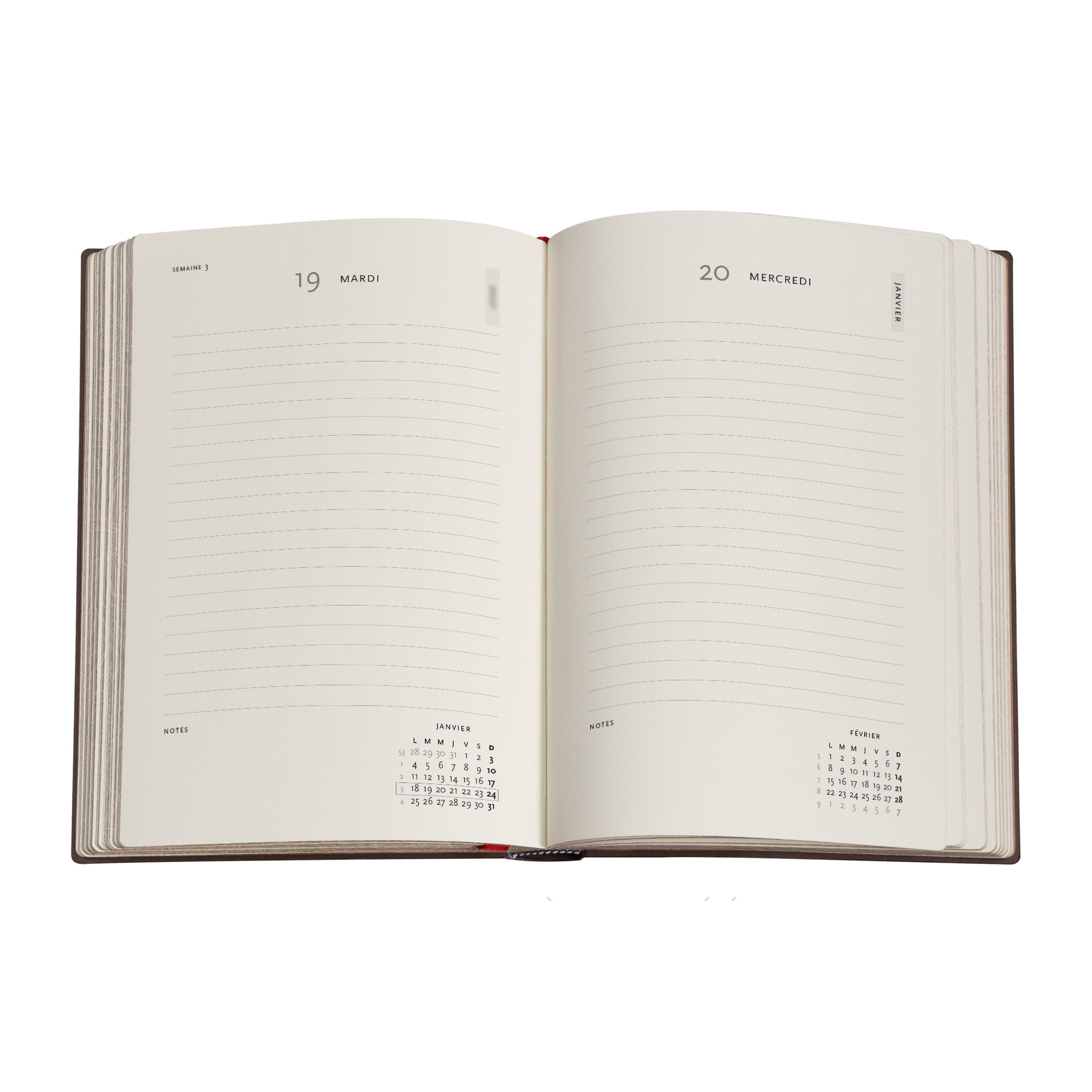 PAPERBLANKS Agenda journalier Couverture souple 2027 Festival de Montgolfières Midi